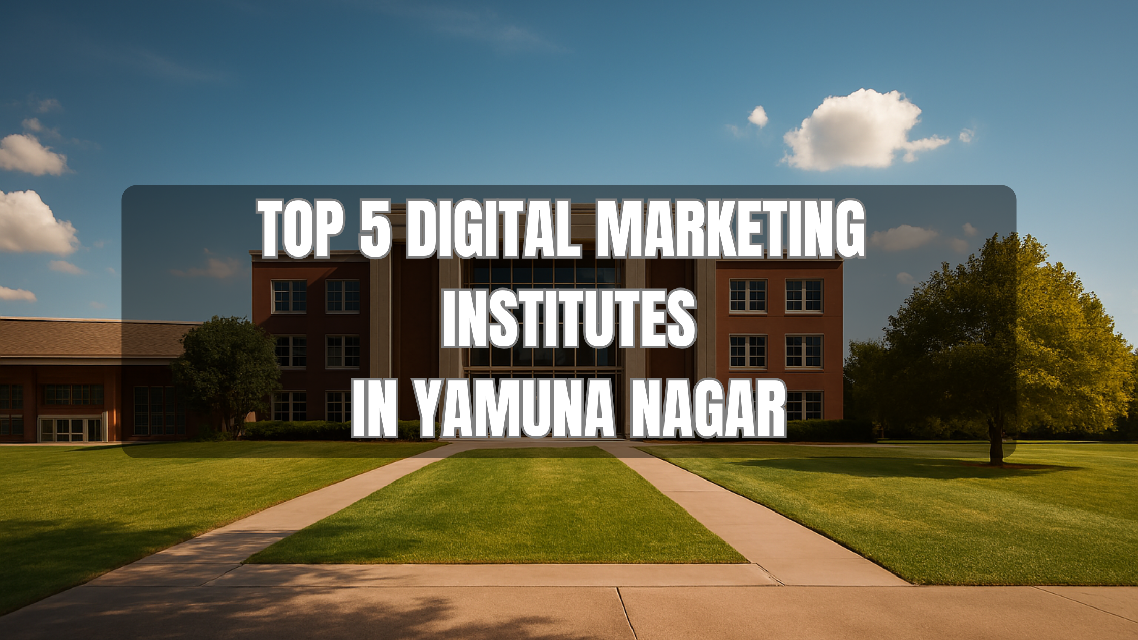 top 5 digital marketing institutes in Yamuna Nagar